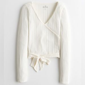 NWT Cozy Knit Wrap Top